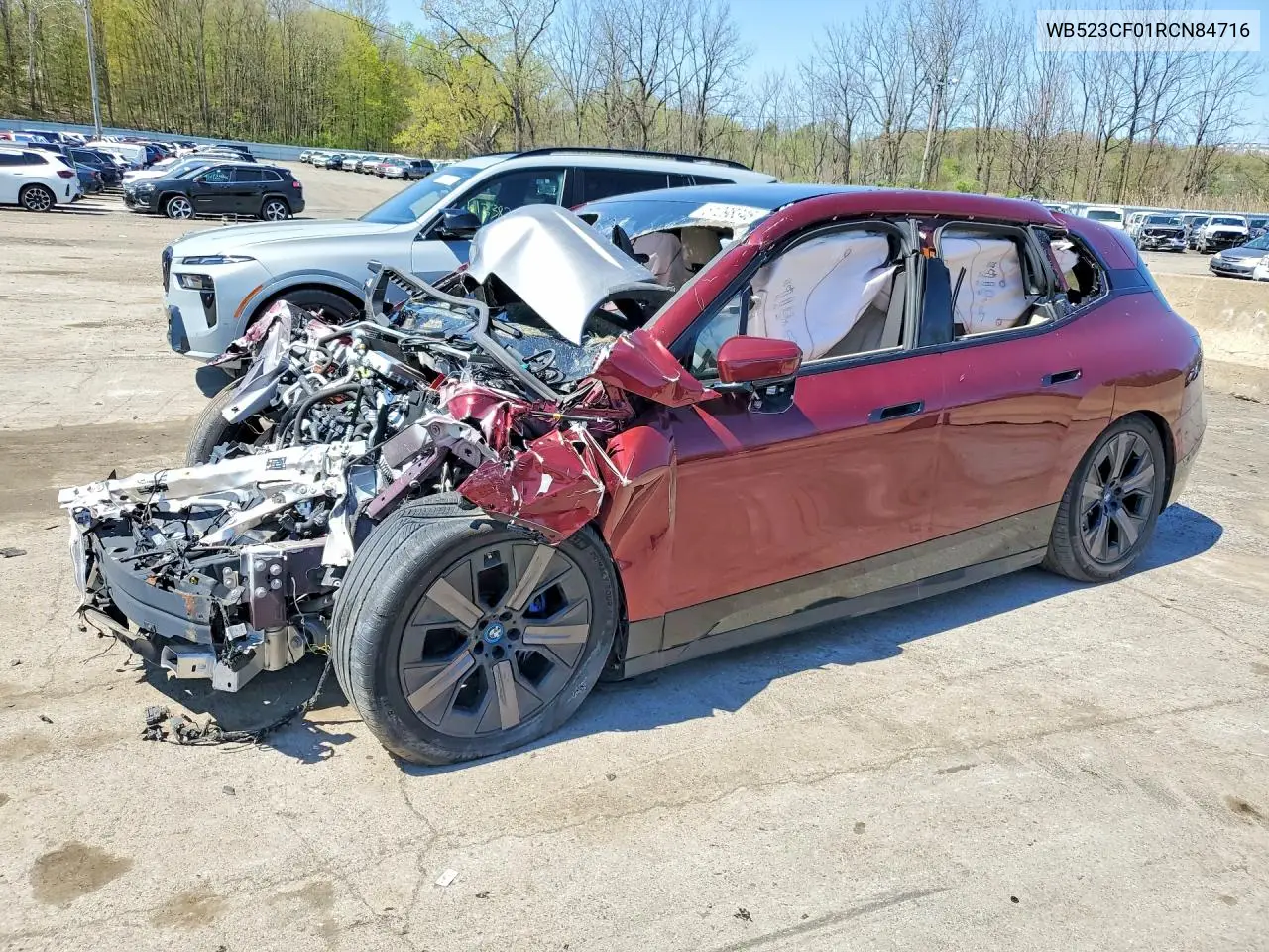 2024 BMW Ix xDrive50 VIN: WB523CF01RCN84716 Lot: 51298346