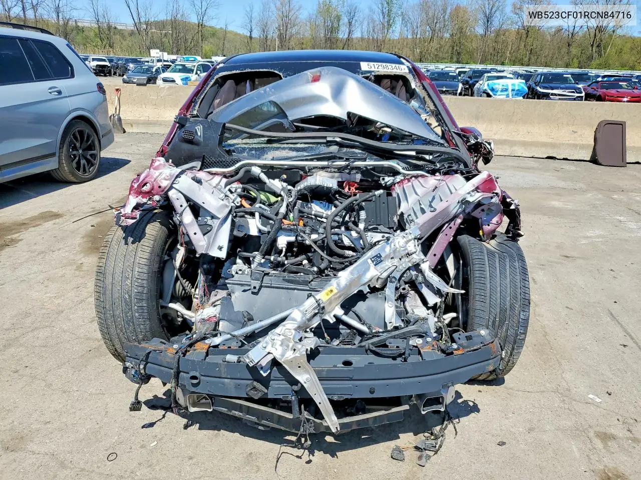2024 BMW Ix xDrive50 VIN: WB523CF01RCN84716 Lot: 51298346