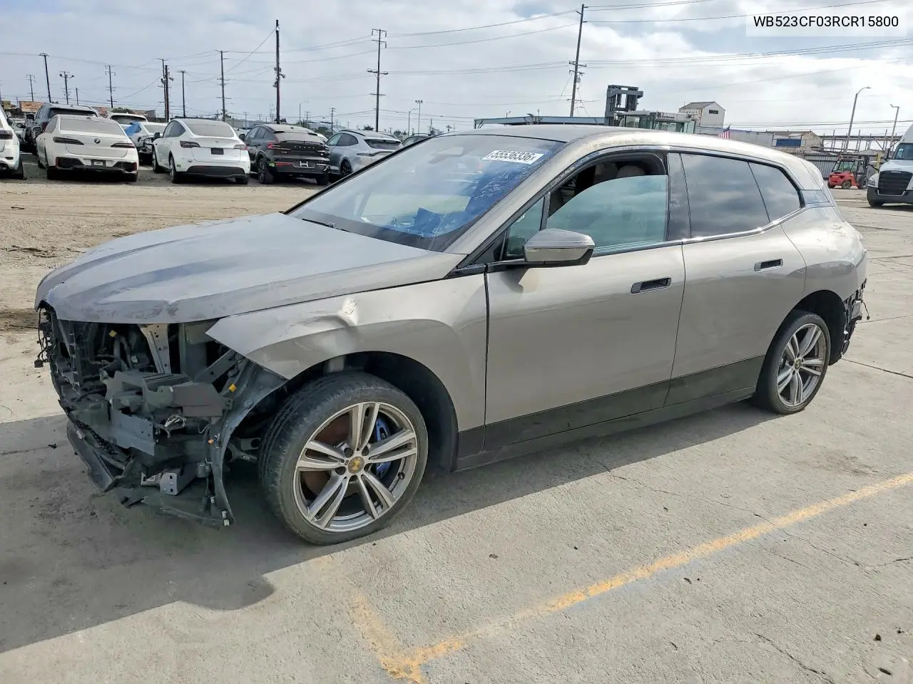 2024 BMW Ix xDrive50 VIN: WB523CF03RCR15800 Lot: 55536336
