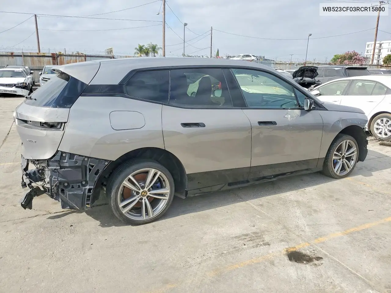 2024 BMW Ix xDrive50 VIN: WB523CF03RCR15800 Lot: 55536336