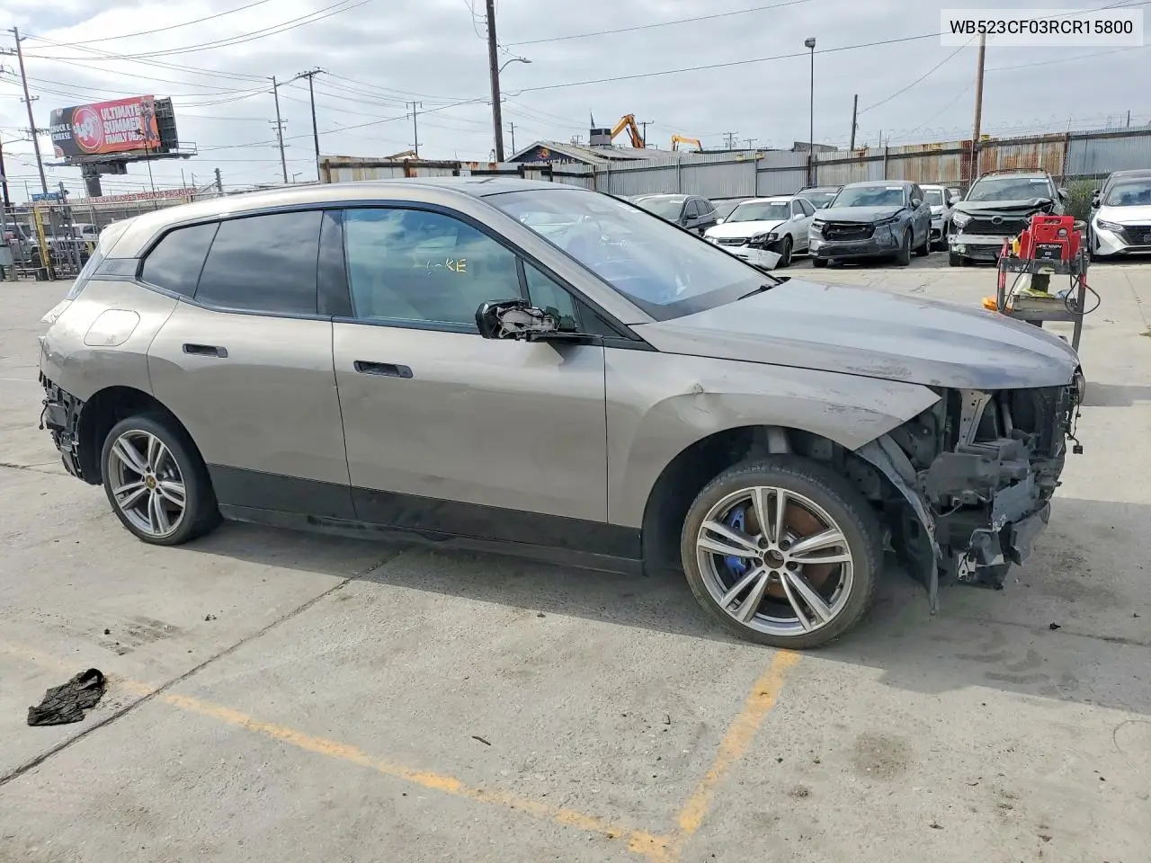 2024 BMW Ix xDrive50 VIN: WB523CF03RCR15800 Lot: 55536336