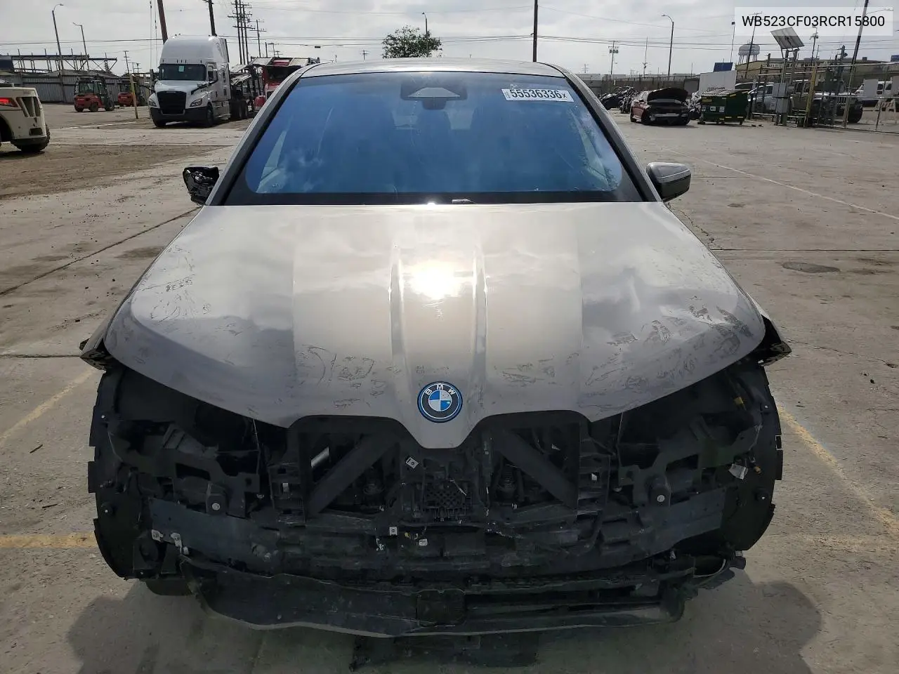 2024 BMW Ix xDrive50 VIN: WB523CF03RCR15800 Lot: 55536336