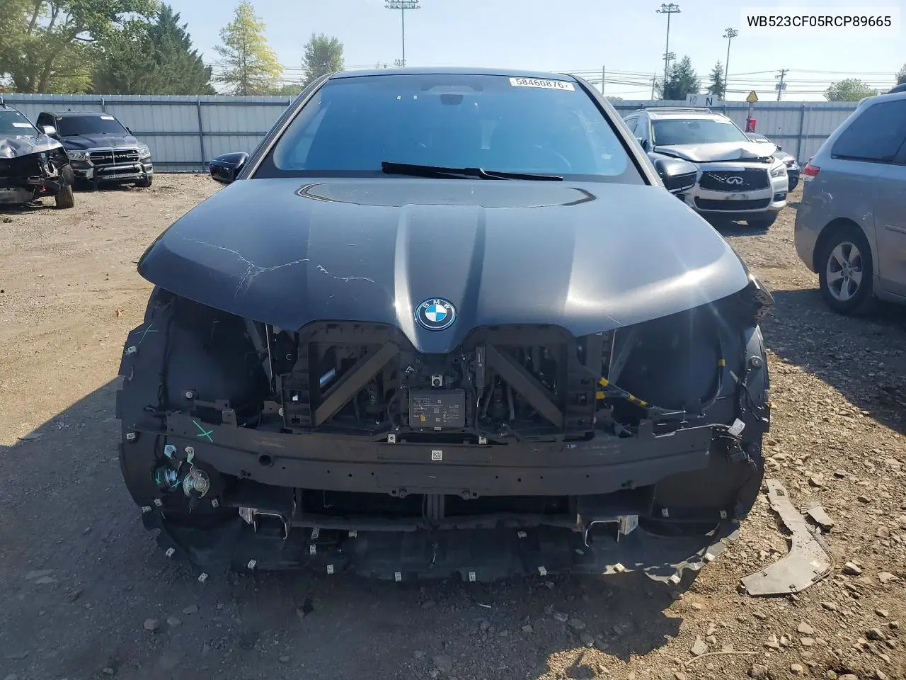 2024 BMW Ix xDrive50 VIN: WB523CF05RCP89665 Lot: 58460876