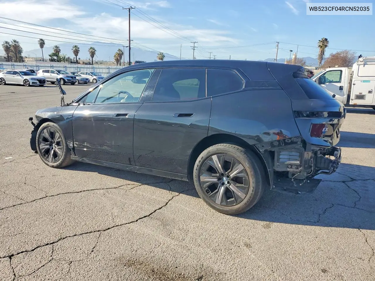 2024 BMW Ix xDrive50 VIN: WB523CF04RCN52035 Lot: 77792685