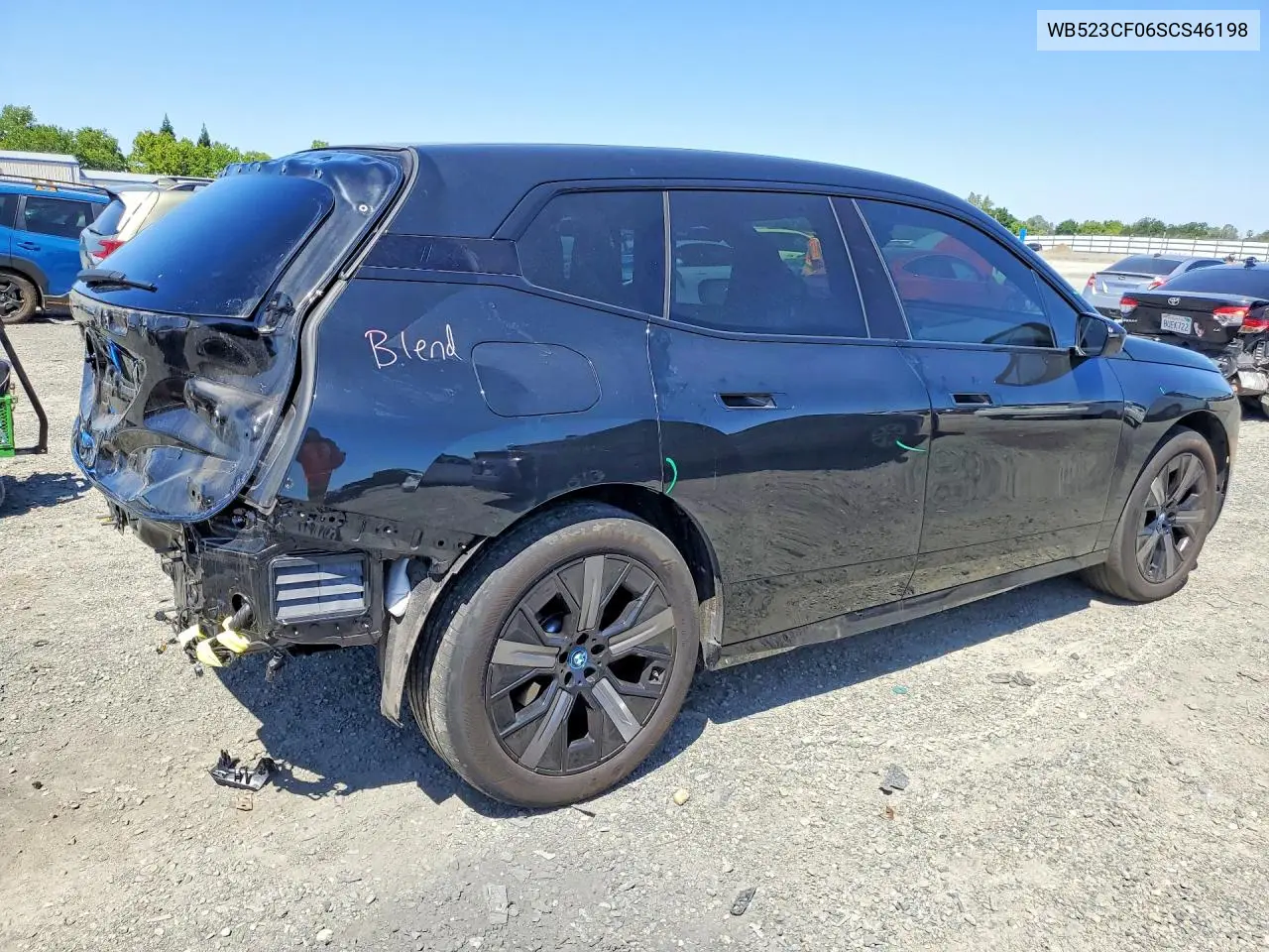 2025 BMW Ix xDrive50 VIN: WB523CF06SCS46198 Lot: 46779806