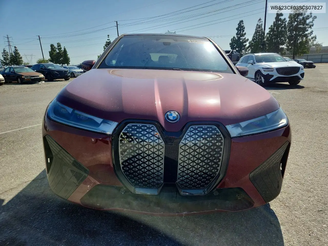 2025 BMW Ix xDrive50 VIN: WB523CF03SCS07827 Lot: 51369986