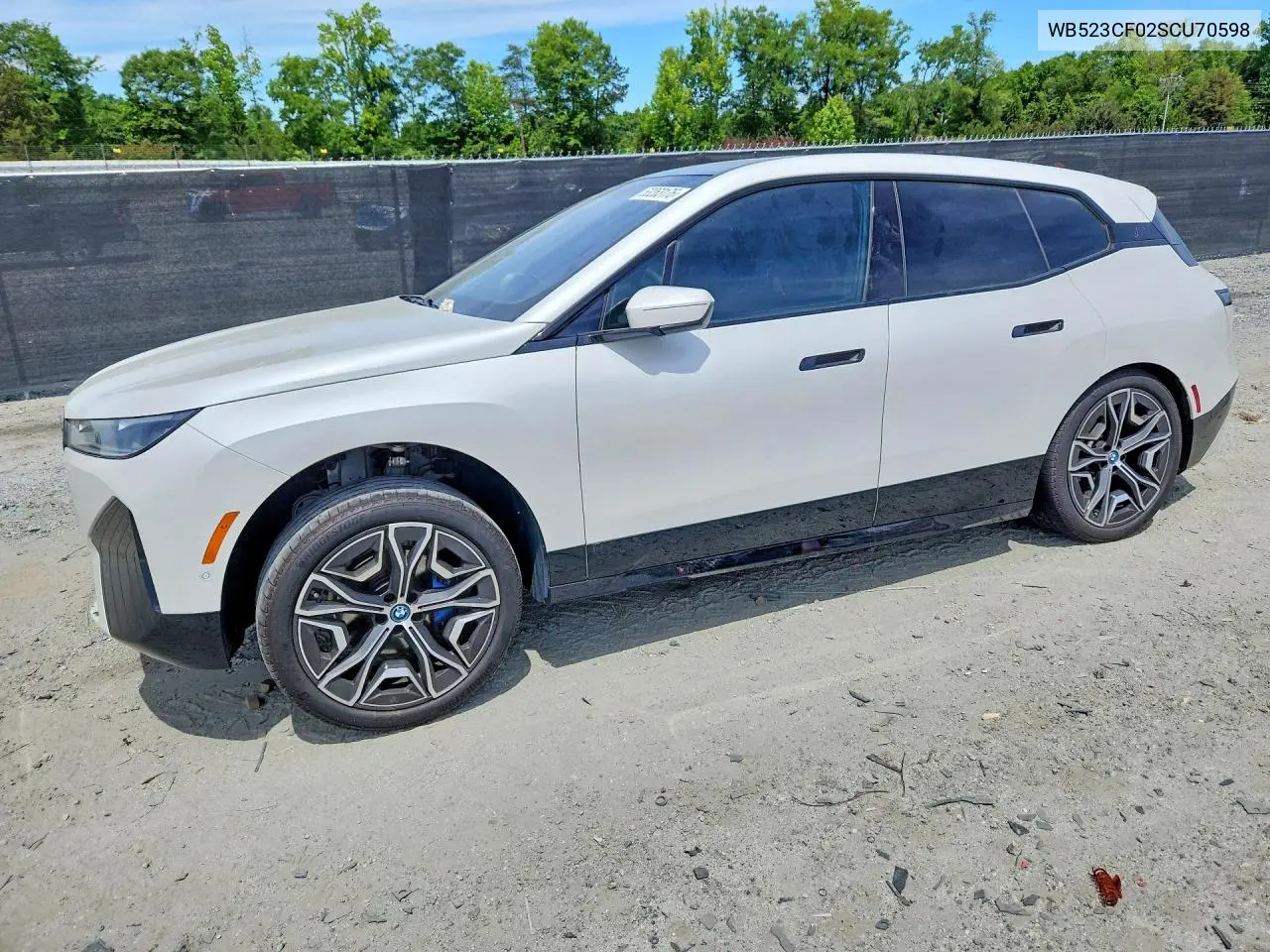 2025 BMW Ix xDrive50 VIN: WB523CF02SCU70598 Lot: 53263176