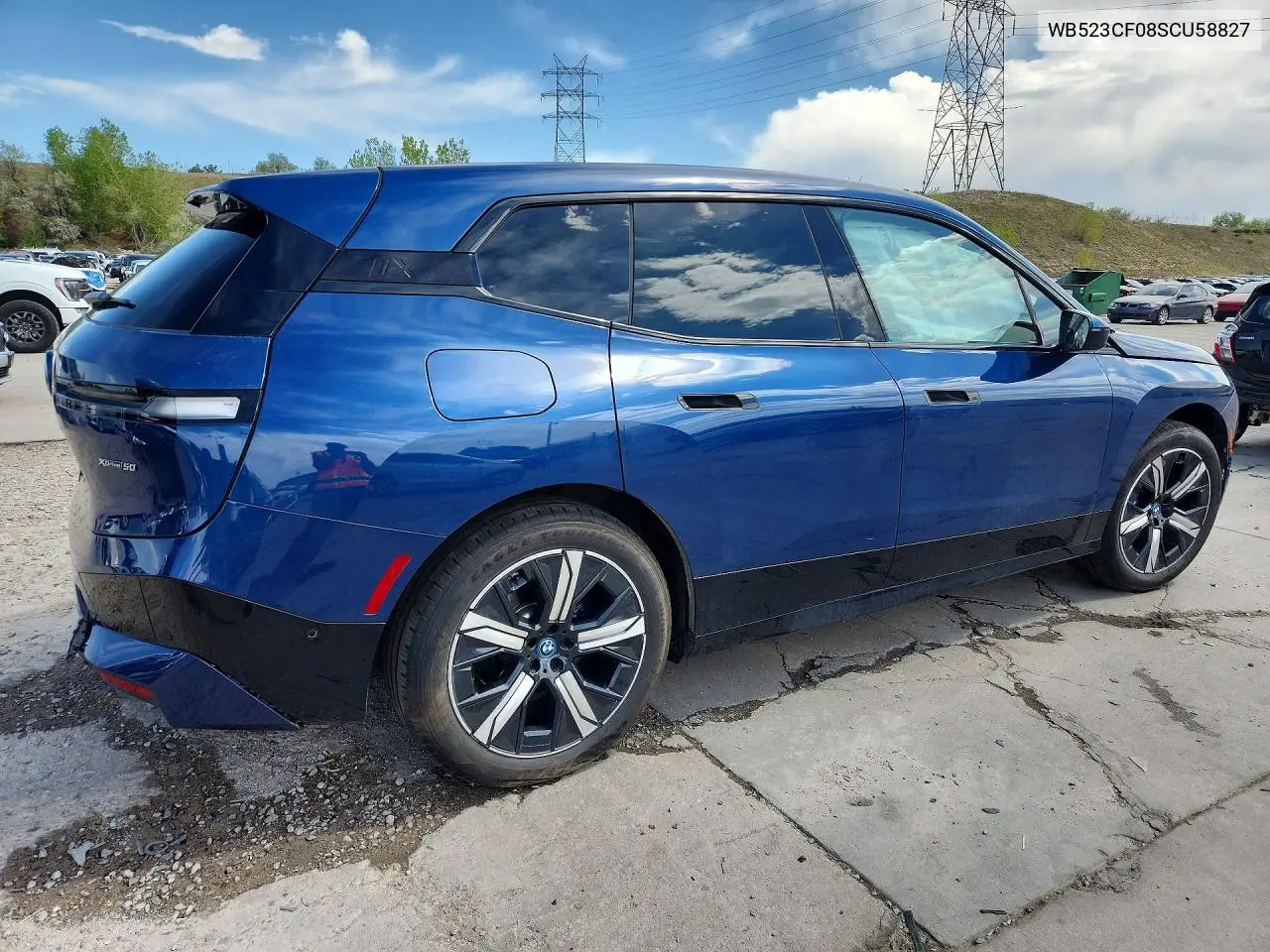 2025 BMW Ix xDrive50 VIN: WB523CF08SCU58827 Lot: 53281886
