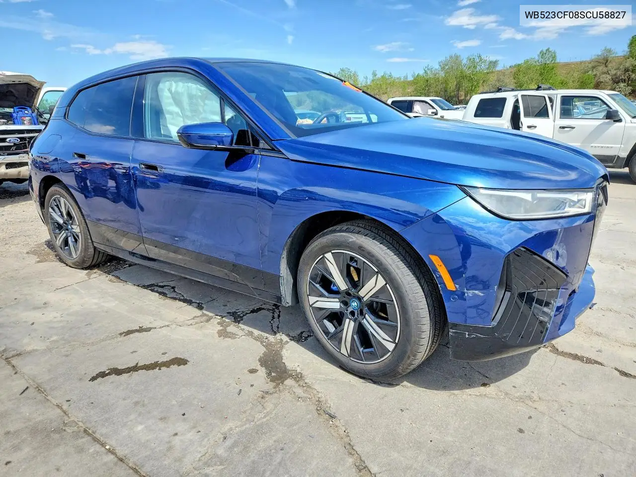 2025 BMW Ix xDrive50 VIN: WB523CF08SCU58827 Lot: 53281886
