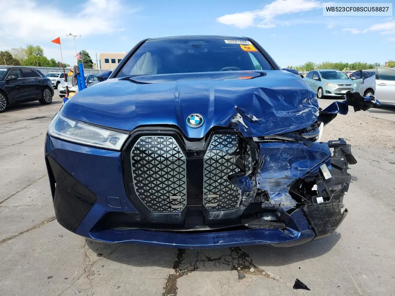 2025 BMW Ix xDrive50 VIN: WB523CF08SCU58827 Lot: 53281886