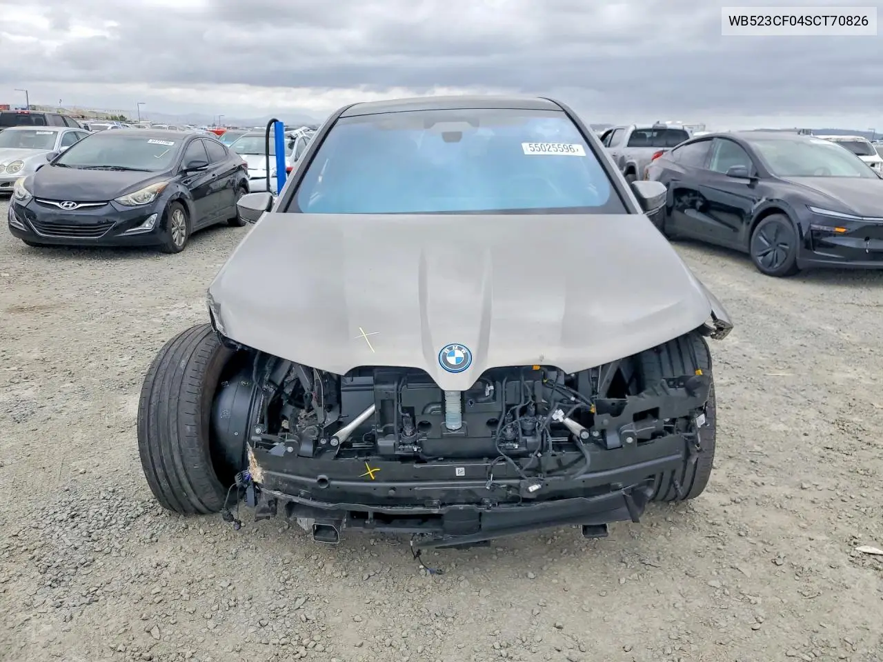 2025 BMW Ix xDrive50 VIN: WB523CF04SCT70826 Lot: 55025596