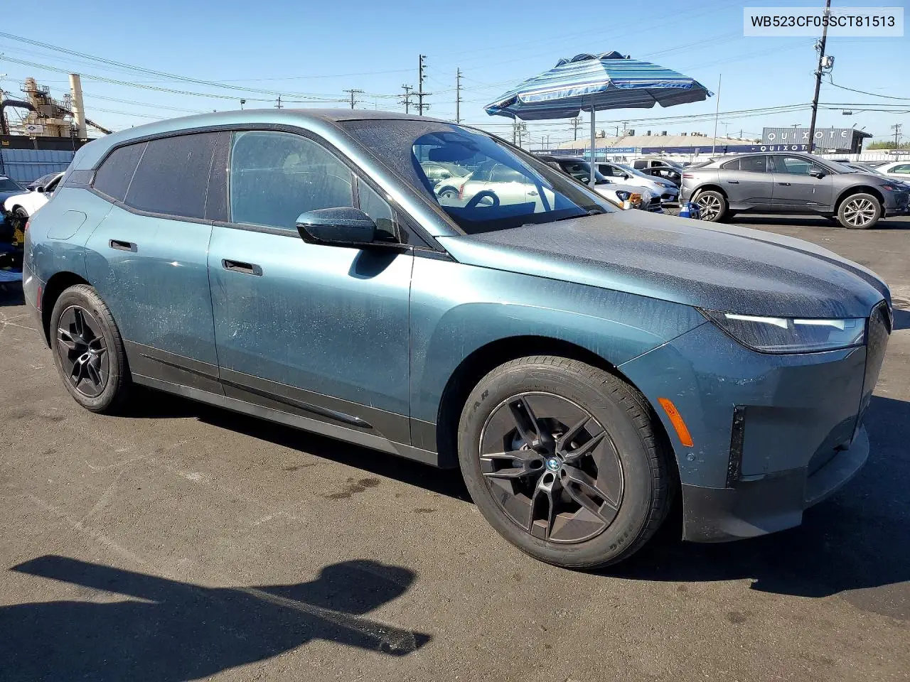 2025 BMW Ix xDrive50 VIN: WB523CF05SCT81513 Lot: 59275266
