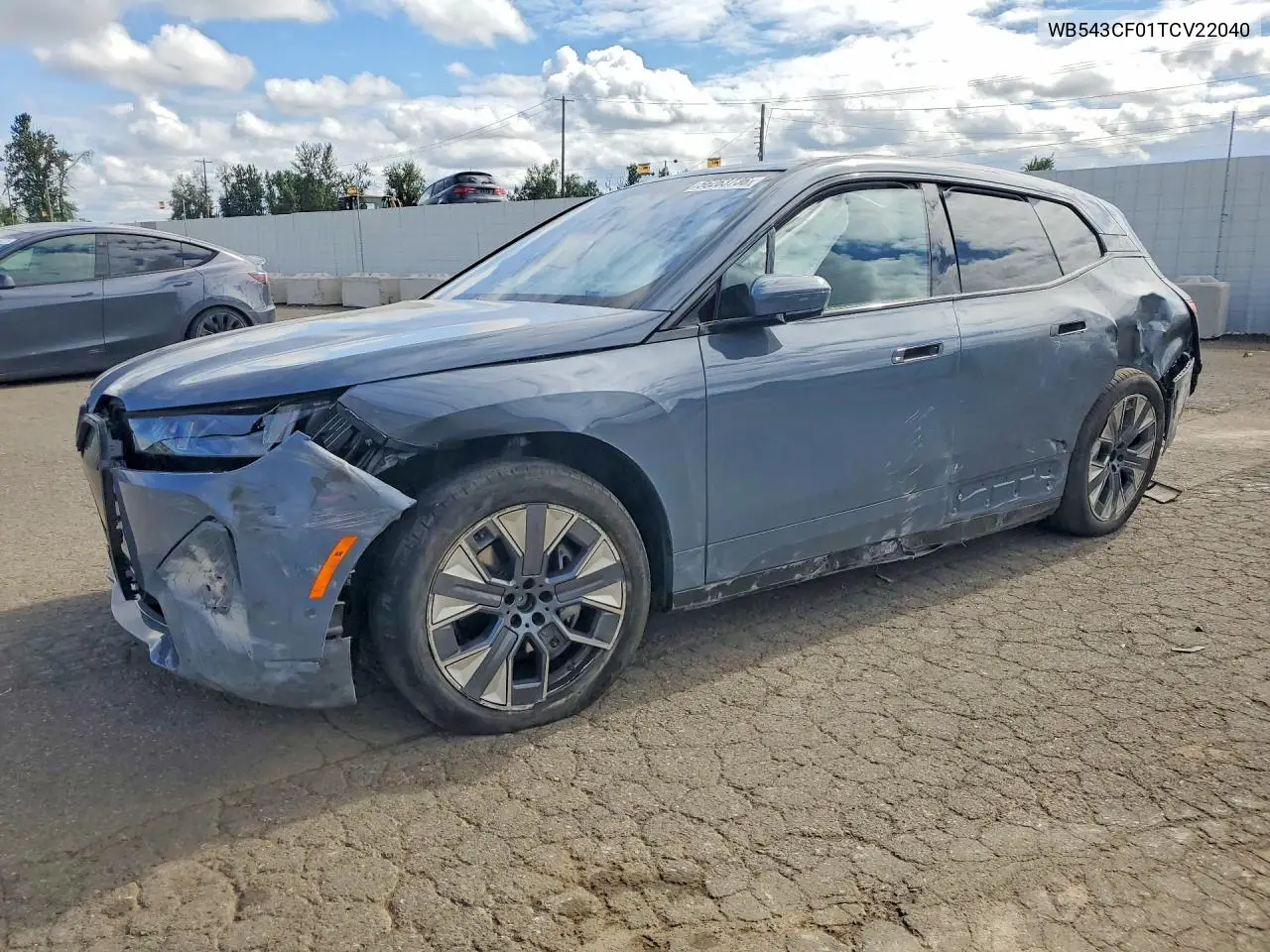 2026 BMW Ix xDrive45 VIN: WB543CF01TCV22040 Lot: 56263736