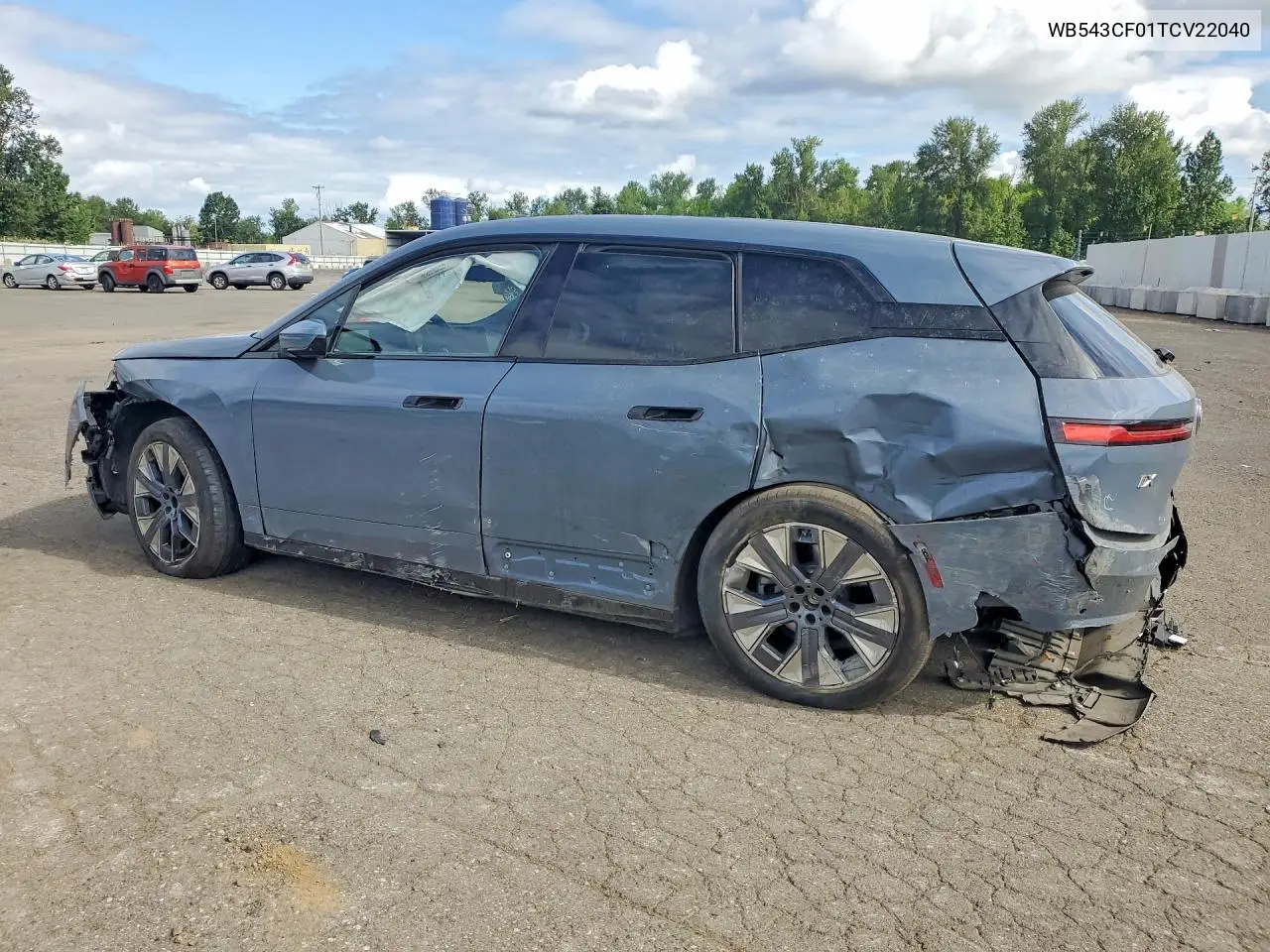 2026 BMW Ix xDrive45 VIN: WB543CF01TCV22040 Lot: 56263736
