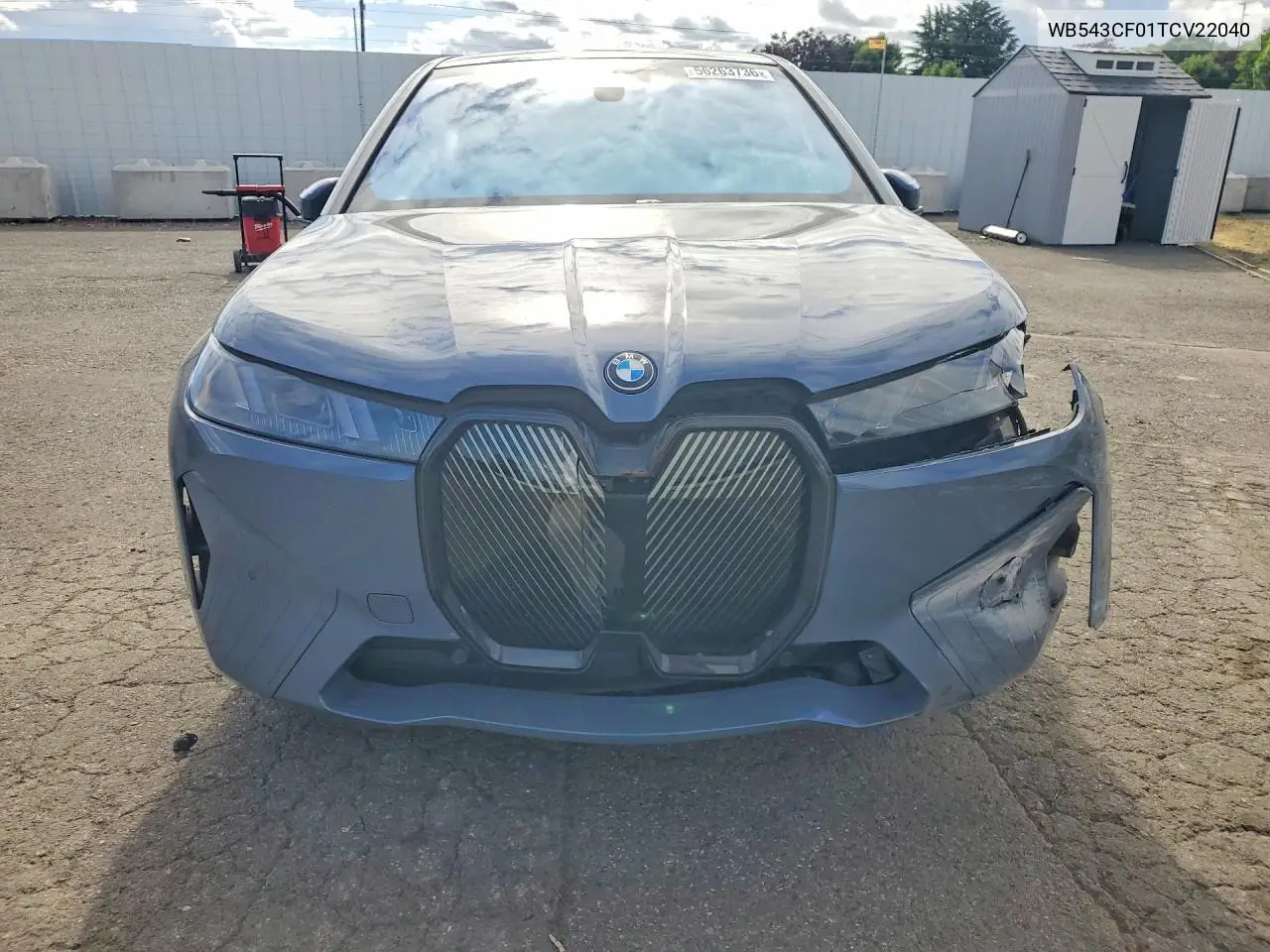 2026 BMW Ix xDrive45 VIN: WB543CF01TCV22040 Lot: 56263736