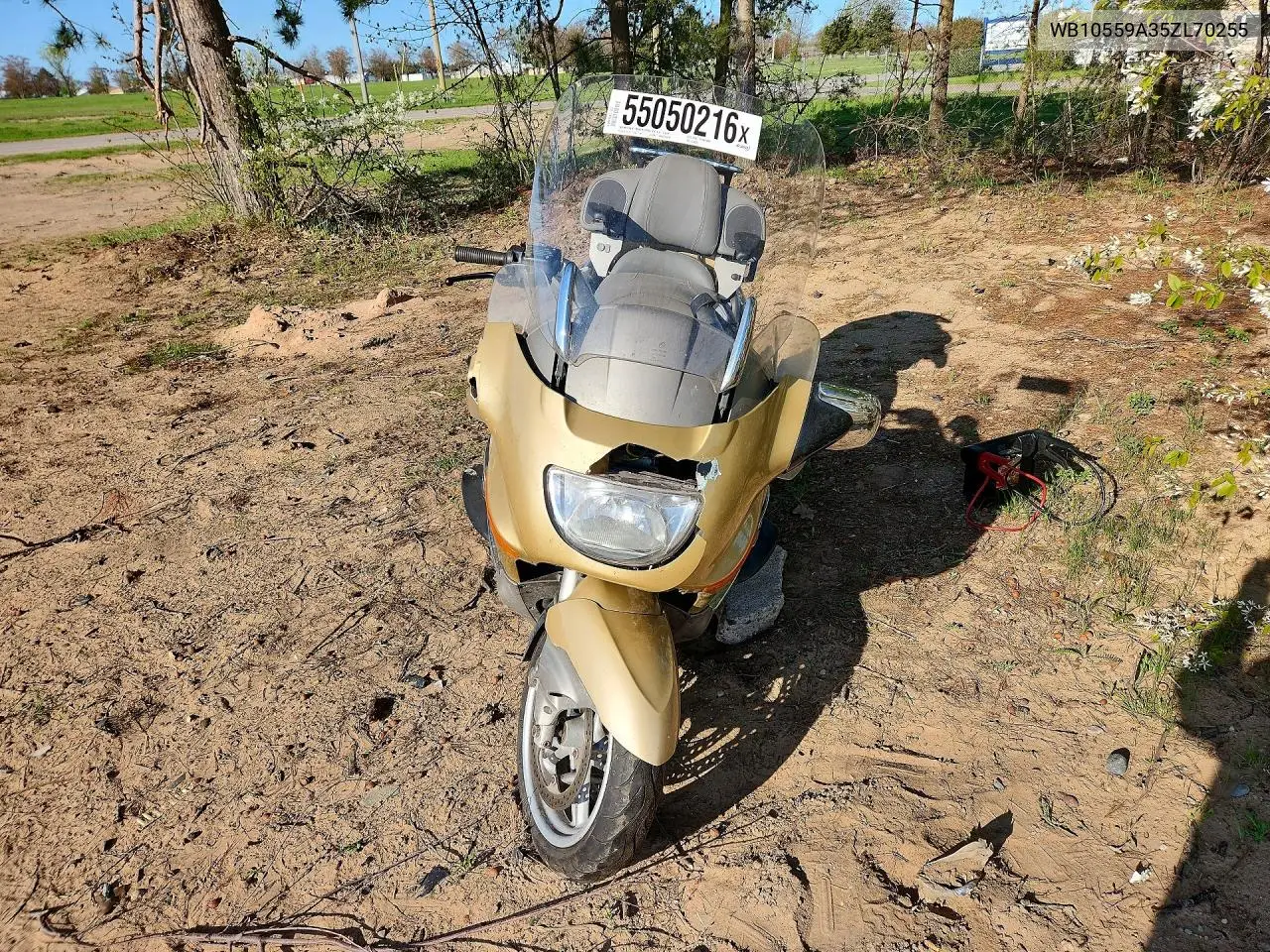 2005 BMW K1200 Lt VIN: WB10559A35ZL70255 Lot: 55050216