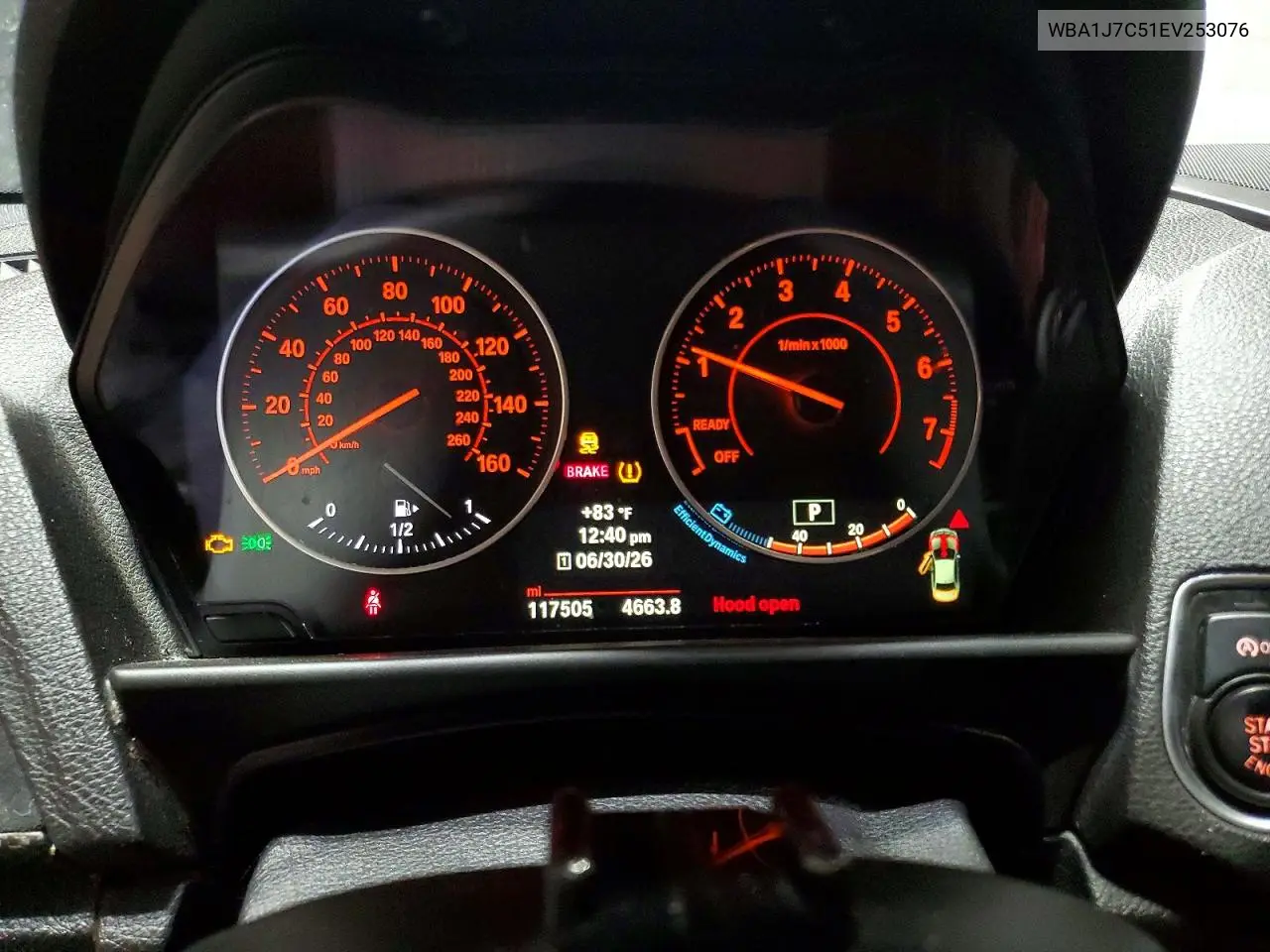 2014 BMW M235I VIN: WBA1J7C51EV253076 Lot: 59135436