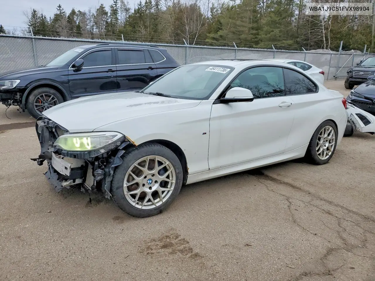 2015 BMW M235Xi VIN: WBA1J9C51FVX98904 Lot: 46411736