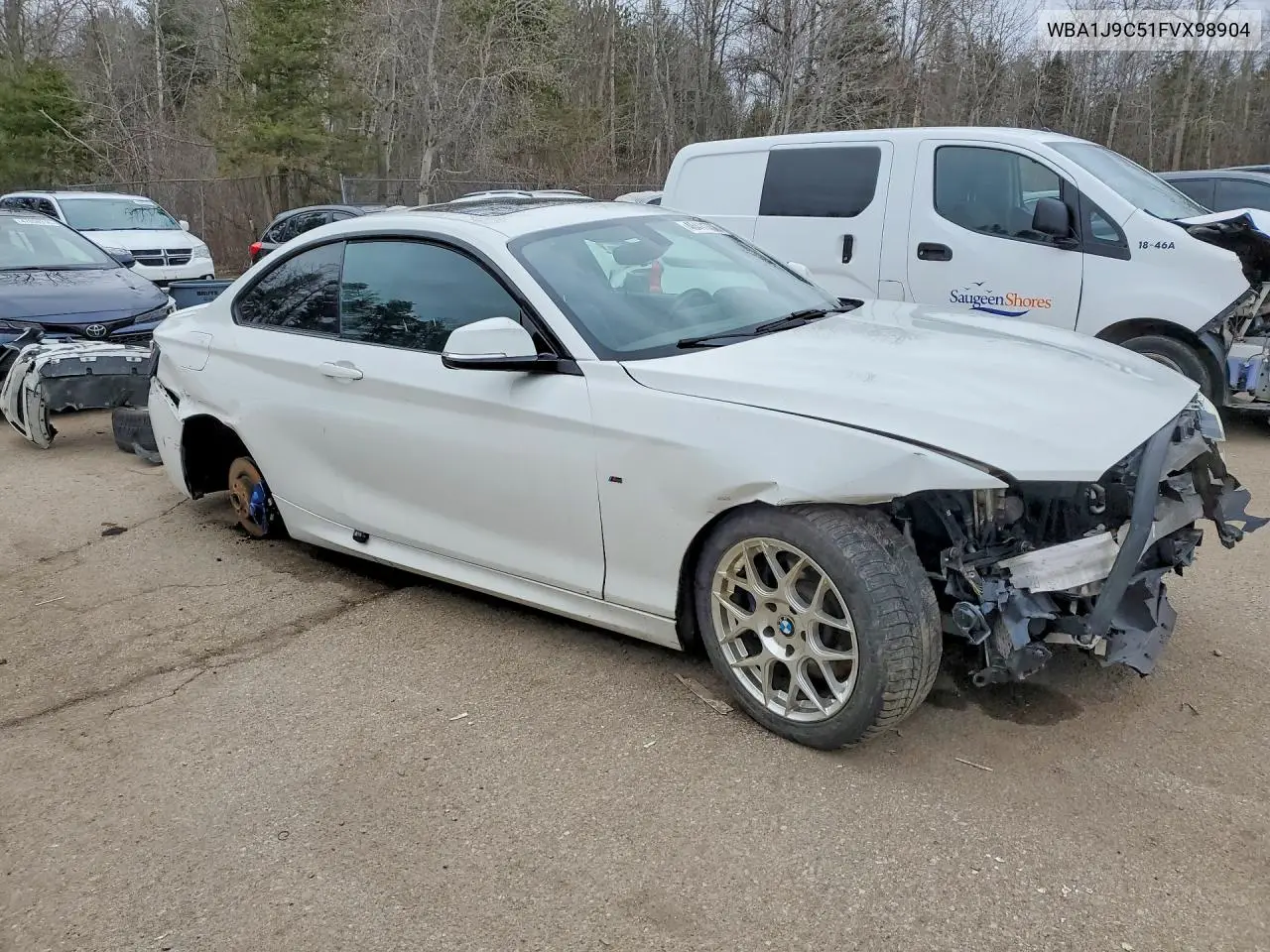 2015 BMW M235Xi VIN: WBA1J9C51FVX98904 Lot: 46411736