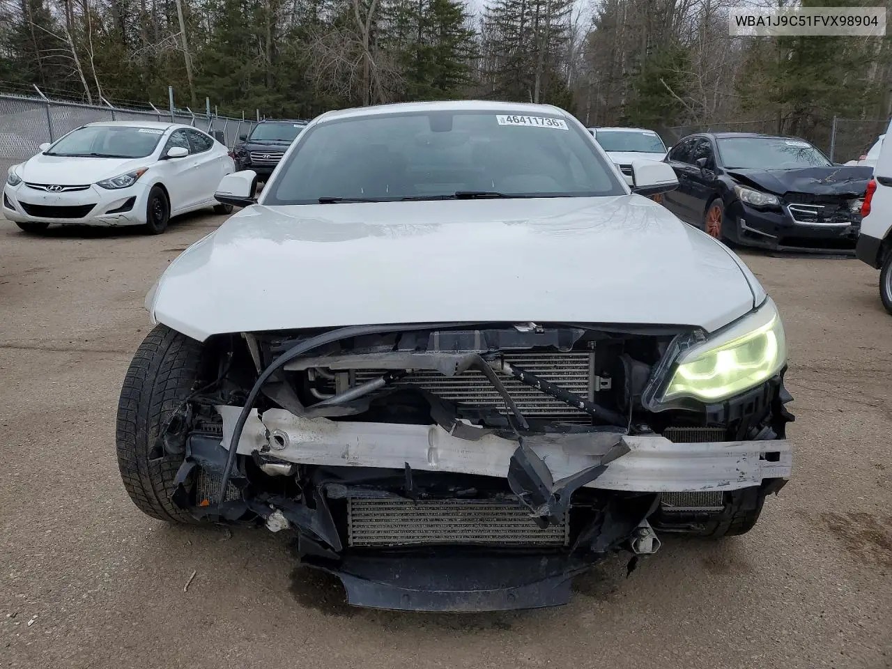 2015 BMW M235Xi VIN: WBA1J9C51FVX98904 Lot: 46411736