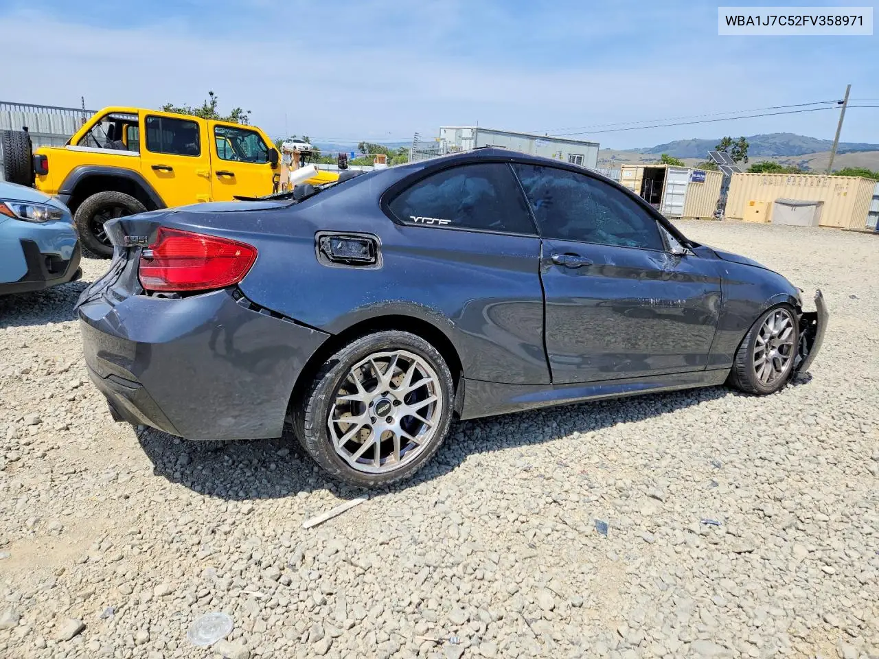 2015 BMW M235I VIN: WBA1J7C52FV358971 Lot: 52263596