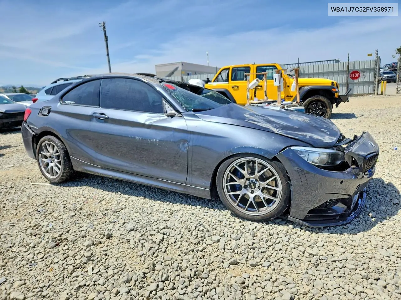 2015 BMW M235I VIN: WBA1J7C52FV358971 Lot: 52263596