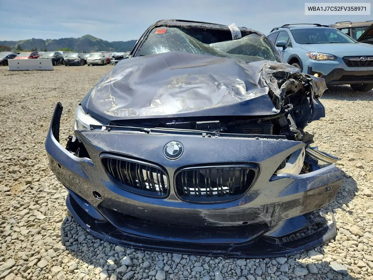 2015 BMW M235I VIN: WBA1J7C52FV358971 Lot: 52263596