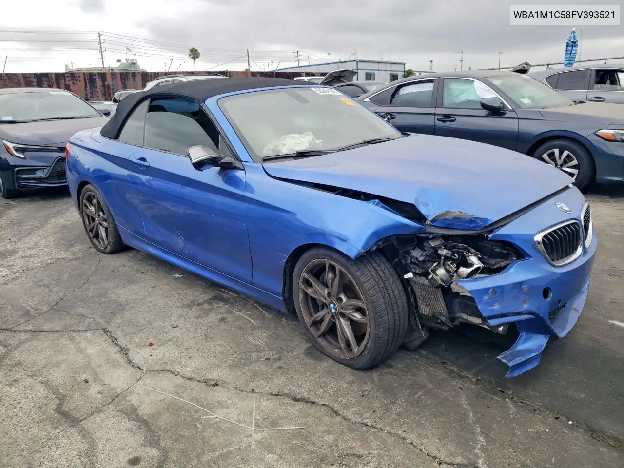 2015 BMW M235I VIN: WBA1M1C58FV393521 Lot: 59367036