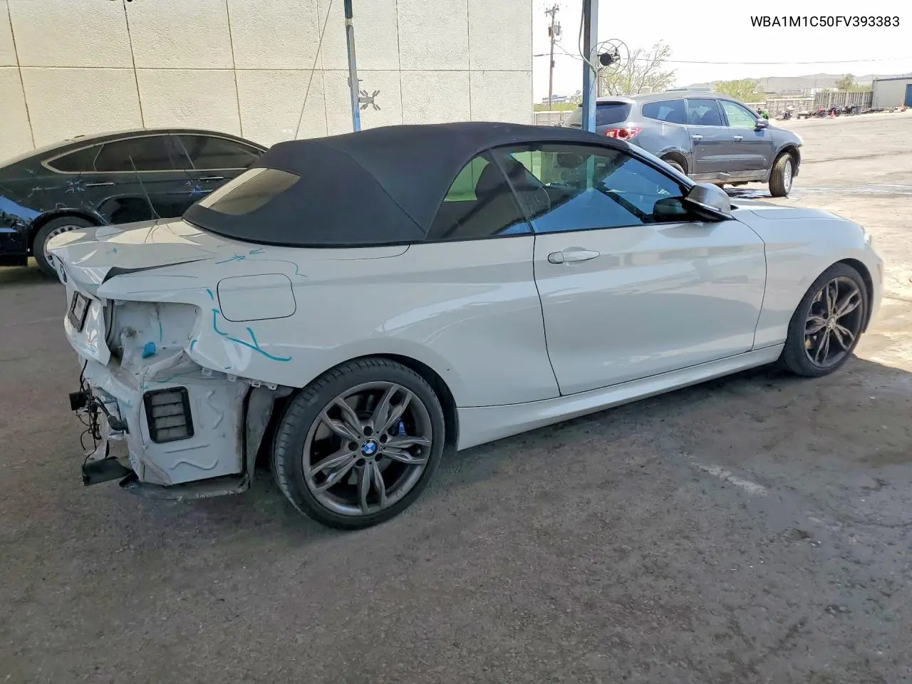2015 BMW M235I VIN: WBA1M1C50FV393383 Lot: 59394616