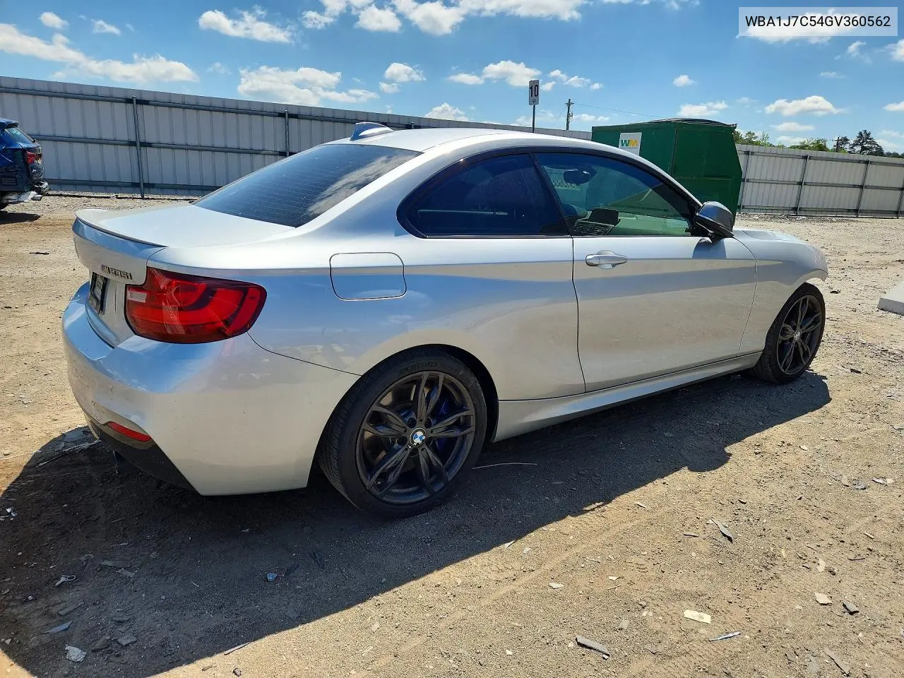 2016 BMW M235I VIN: WBA1J7C54GV360562 Lot: 51283366