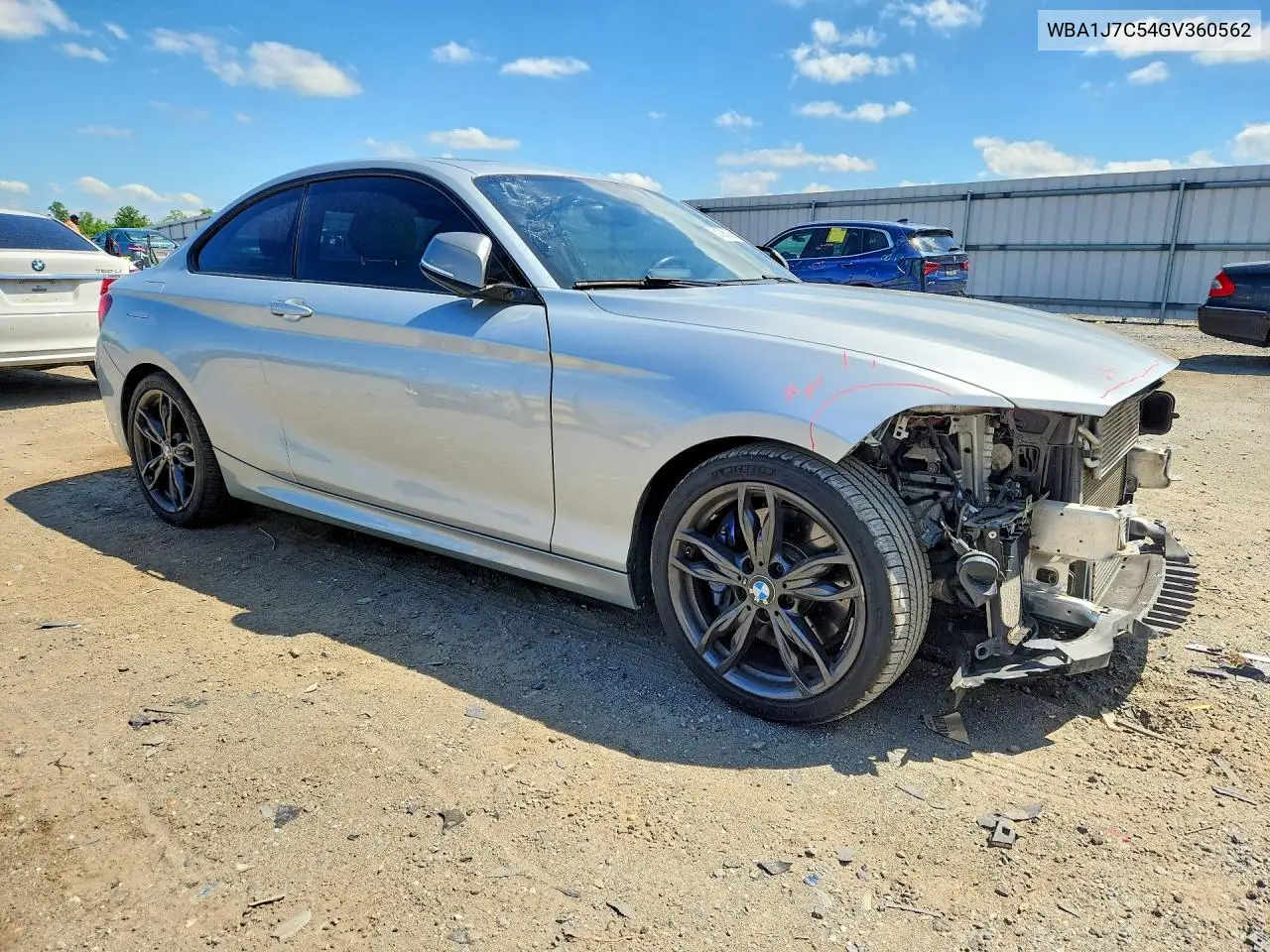 2016 BMW M235I VIN: WBA1J7C54GV360562 Lot: 51283366