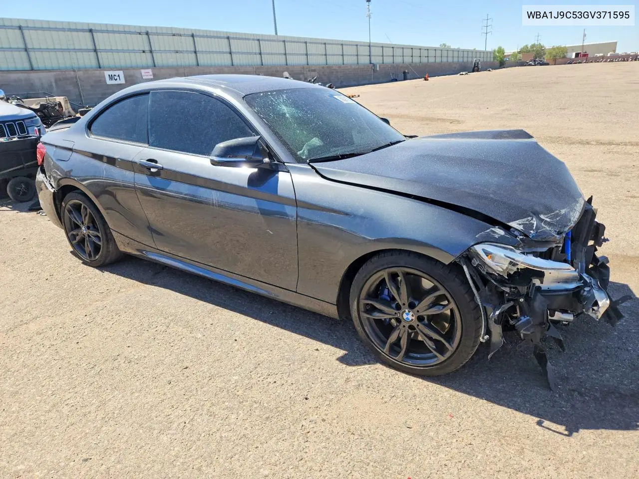2016 BMW M235Xi VIN: WBA1J9C53GV371595 Lot: 60391236