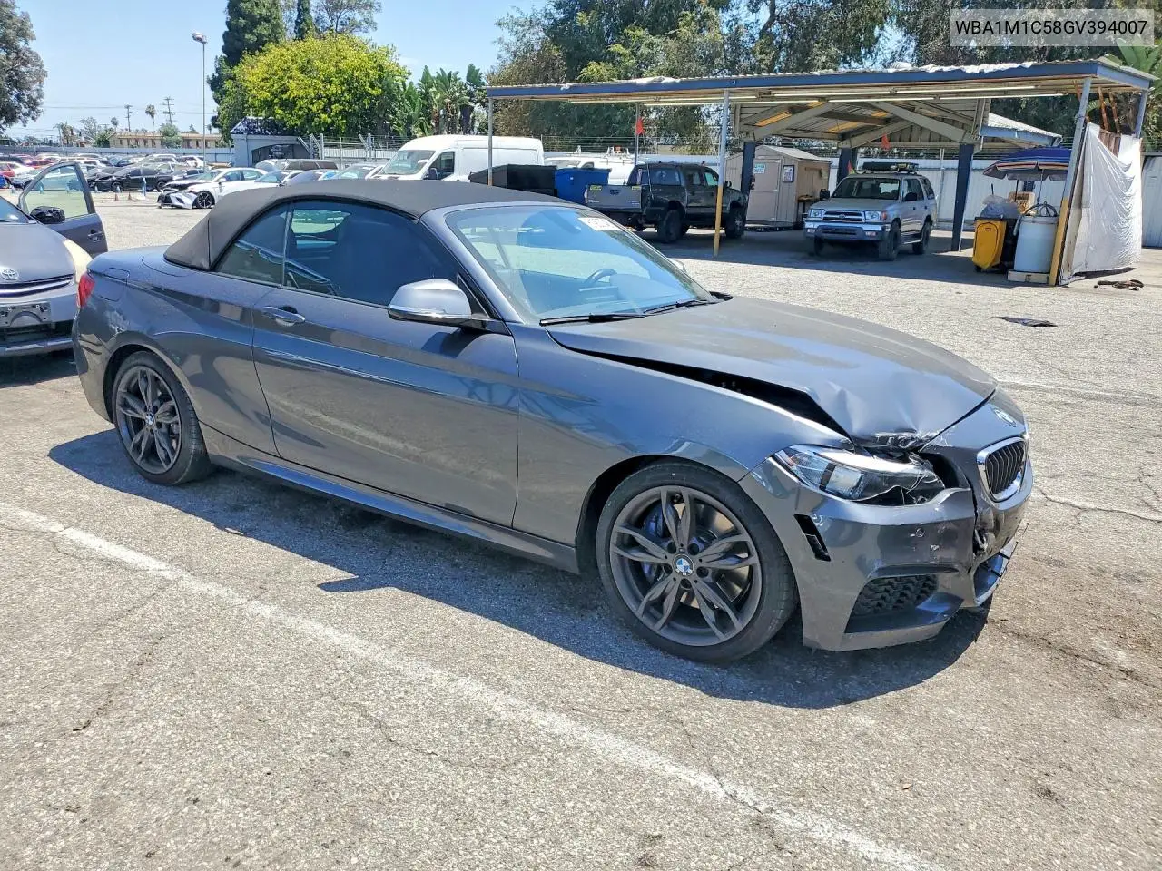 2016 BMW M235I VIN: WBA1M1C58GV394007 Lot: 61900746
