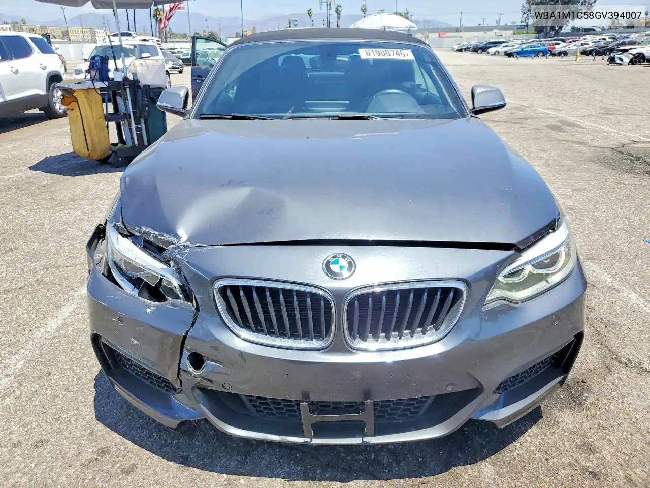 2016 BMW M235I VIN: WBA1M1C58GV394007 Lot: 61900746