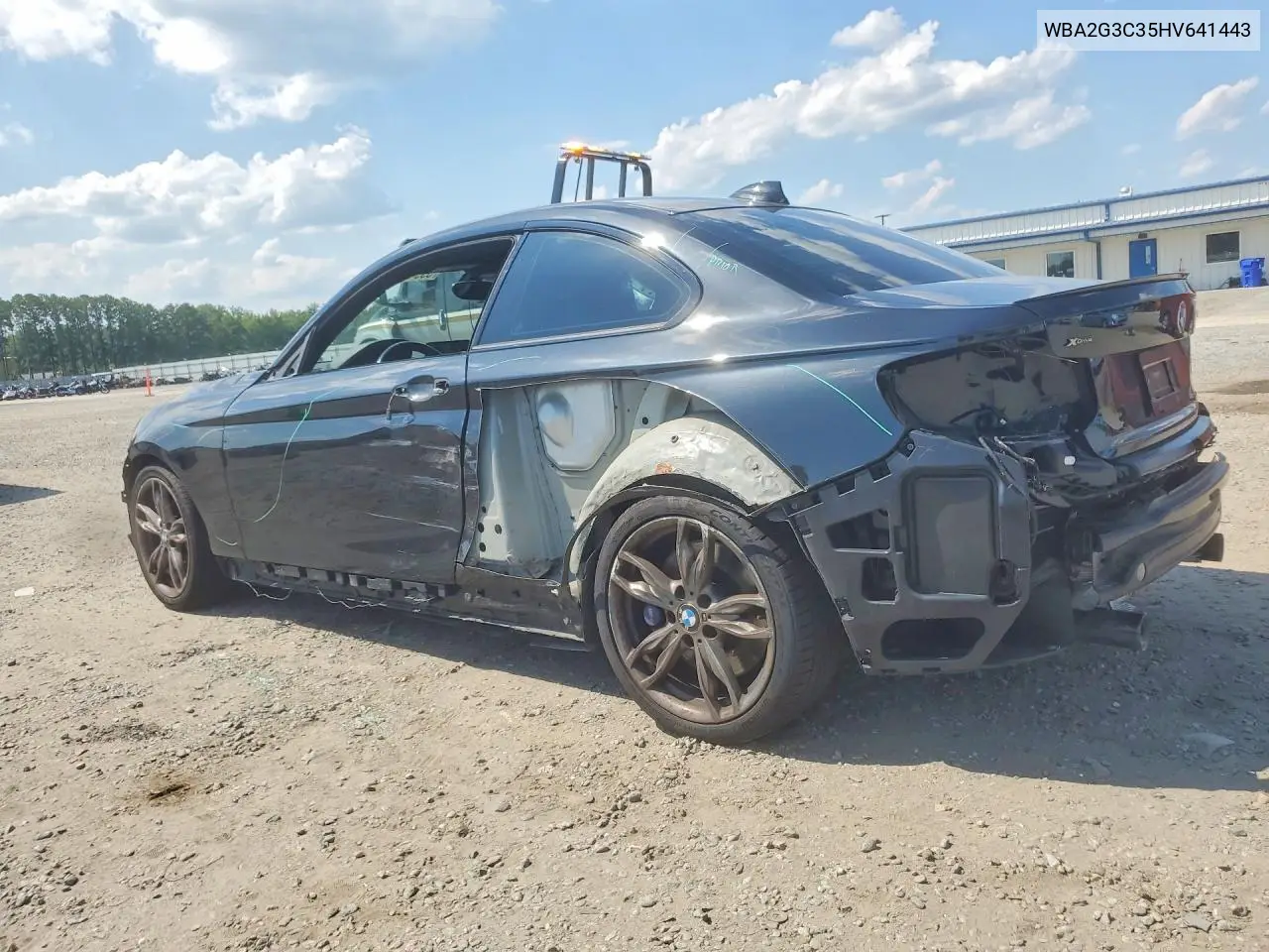 2017 BMW M240Xi VIN: WBA2G3C35HV641443 Lot: 59949166