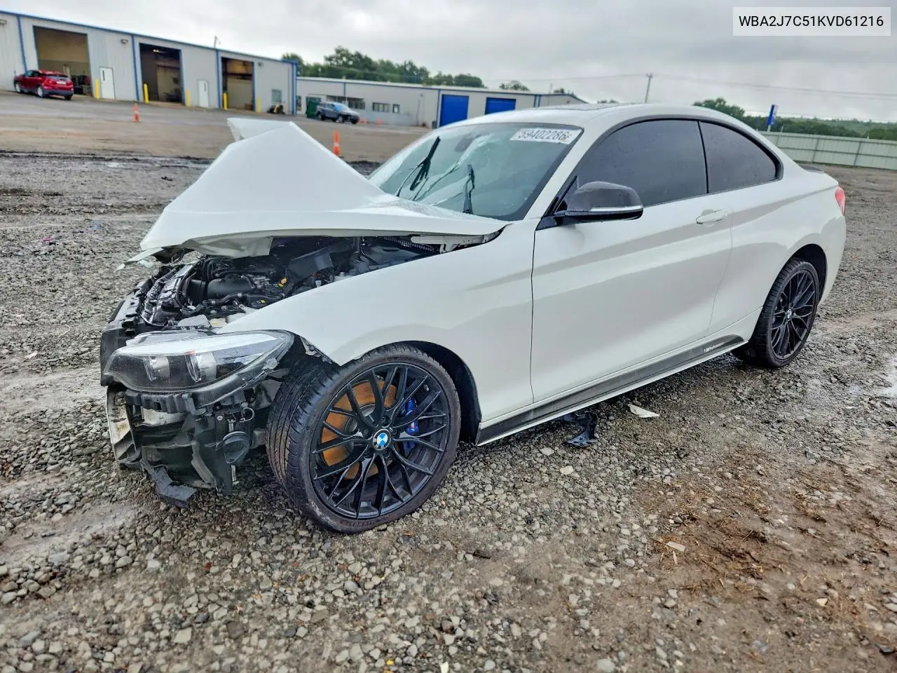 2019 BMW M240Xi VIN: WBA2J7C51KVD61216 Lot: 59402286