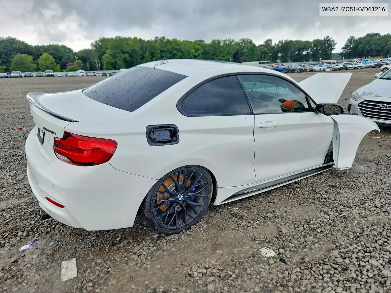 2019 BMW M240Xi VIN: WBA2J7C51KVD61216 Lot: 59402286