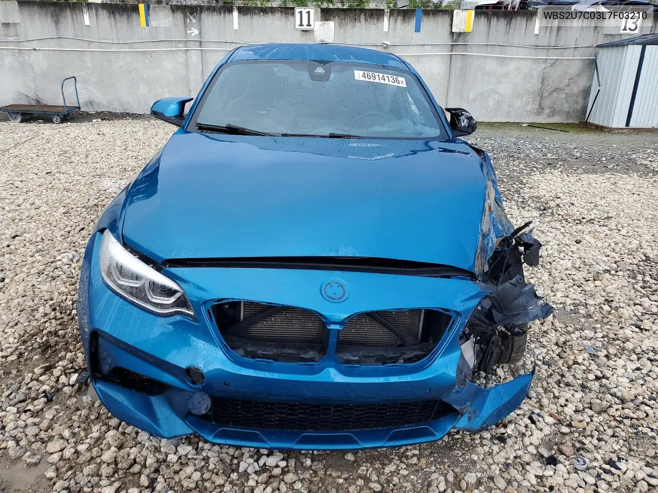 2020 BMW M2 Competition VIN: WBS2U7C03L7F03210 Lot: 46914136