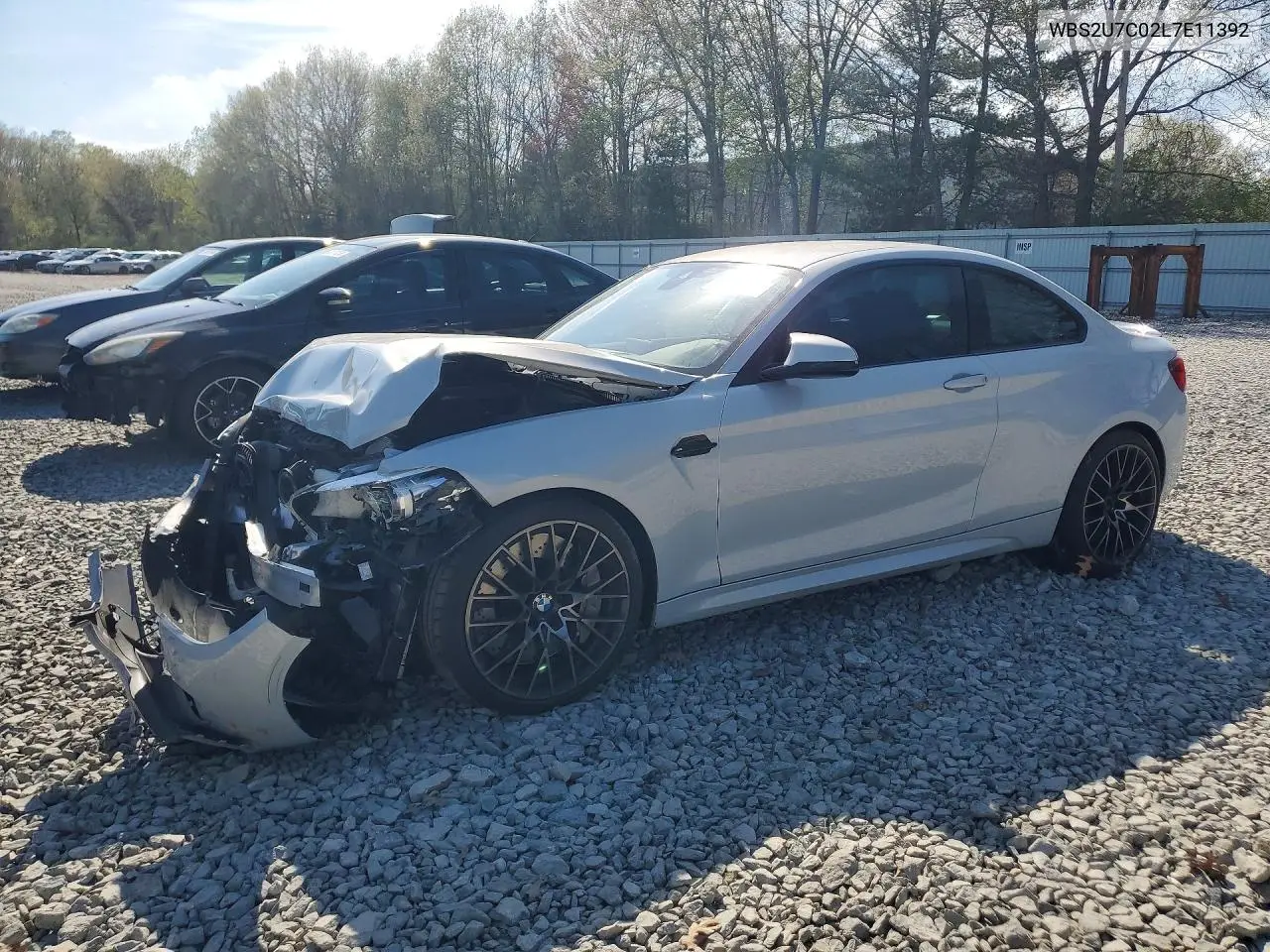 2020 BMW M2 Competition VIN: WBS2U7C02L7E11392 Lot: 52240276