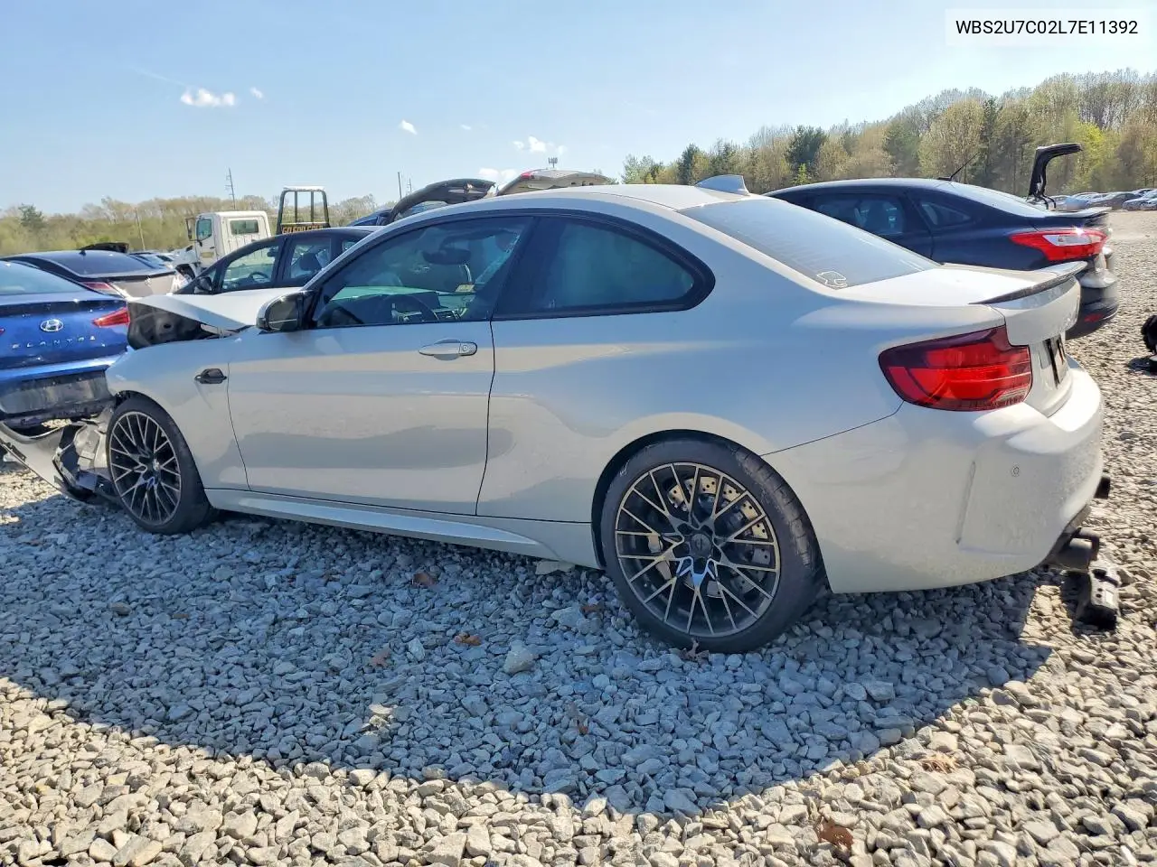 2020 BMW M2 Competition VIN: WBS2U7C02L7E11392 Lot: 52240276