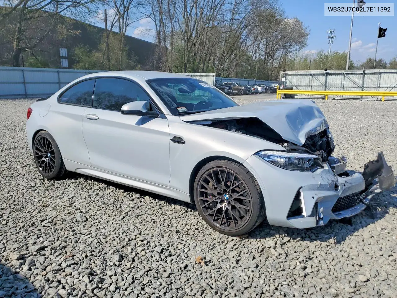 2020 BMW M2 Competition VIN: WBS2U7C02L7E11392 Lot: 52240276