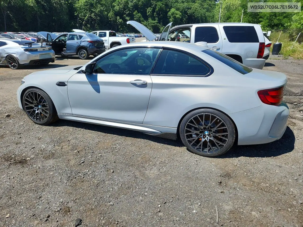 2020 BMW M2 Competition VIN: WBS2U7C06L7E15672 Lot: 61844066