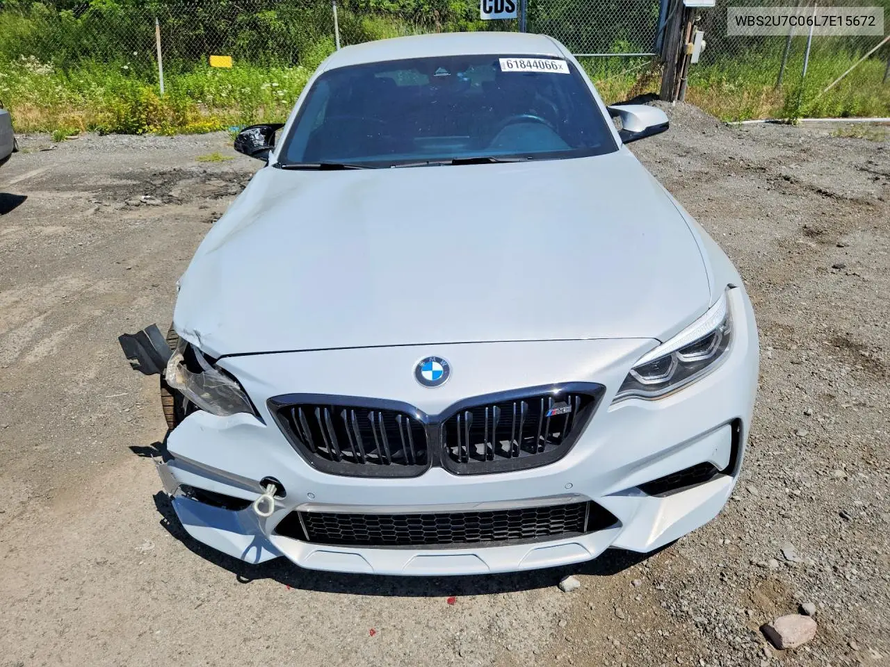 2020 BMW M2 Competition VIN: WBS2U7C06L7E15672 Lot: 61844066
