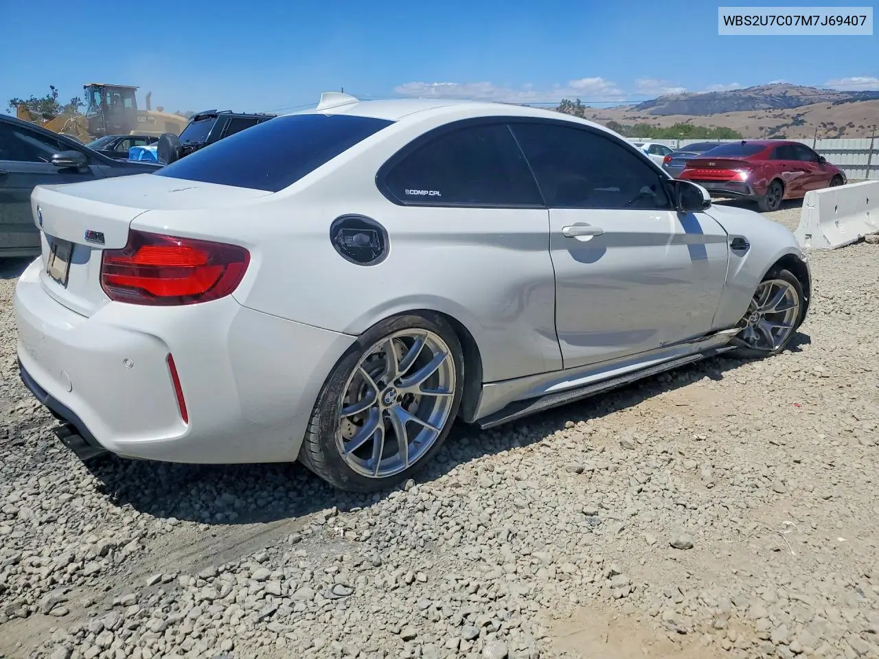 2021 BMW M2 Competition VIN: WBS2U7C07M7J69407 Lot: 56829306