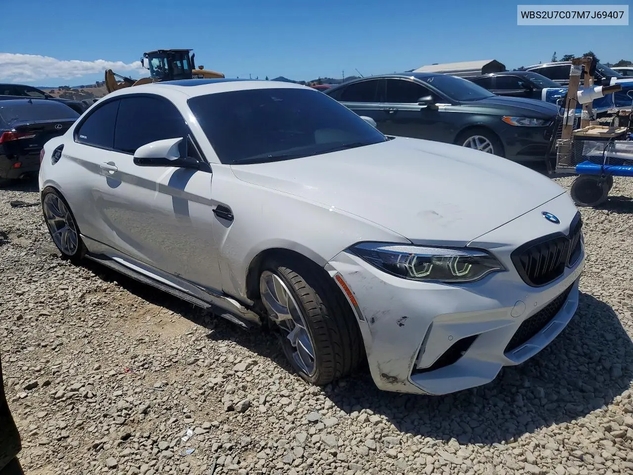 2021 BMW M2 Competition VIN: WBS2U7C07M7J69407 Lot: 56829306
