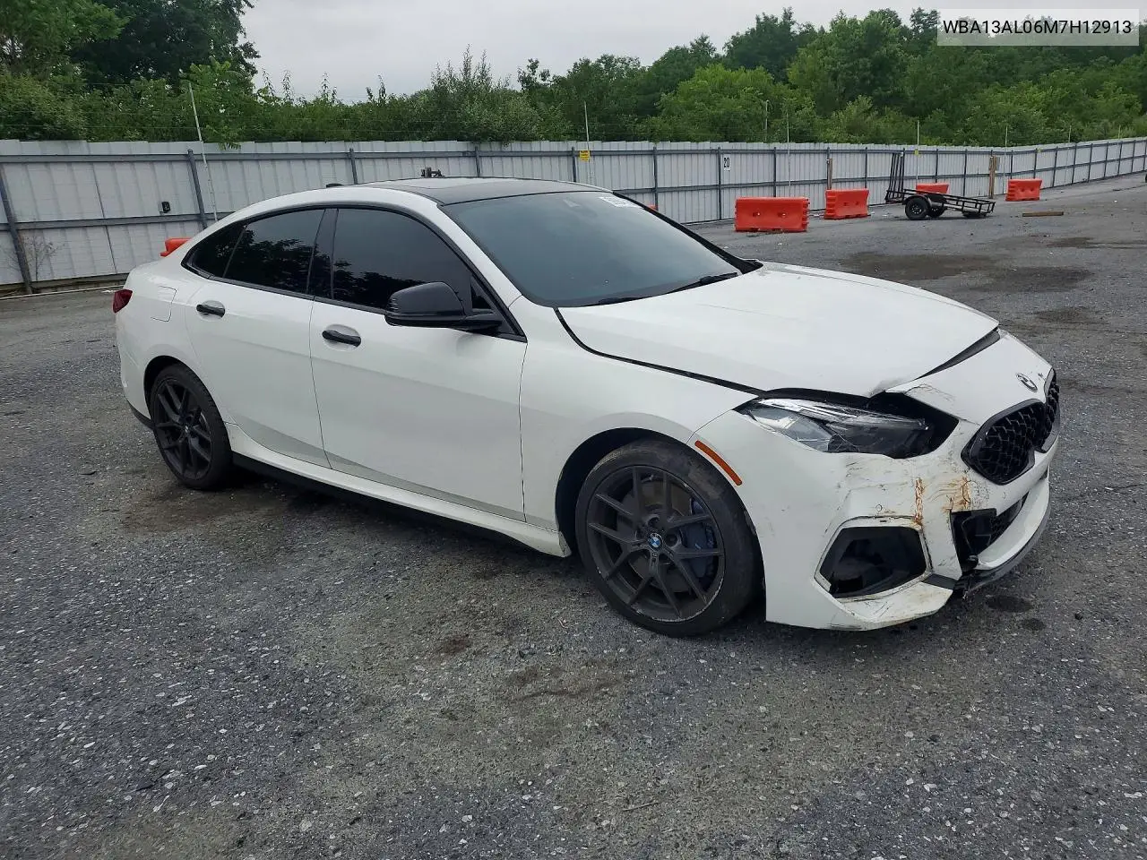 2021 BMW M235Xi VIN: WBA13AL06M7H12913 Lot: 59984316