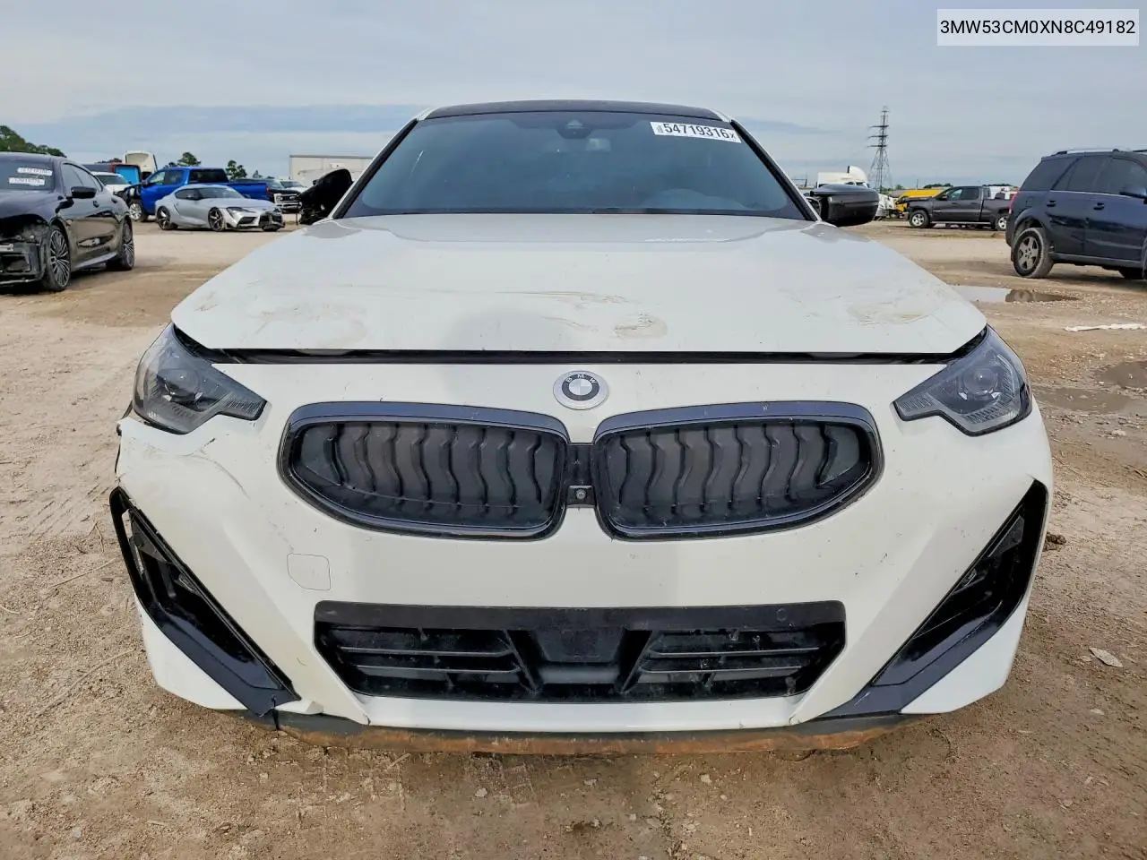 2022 BMW M240Xi VIN: 3MW53CM0XN8C49182 Lot: 54719316