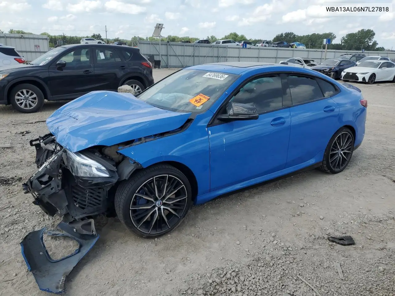 2022 BMW M235Xi VIN: WBA13AL06N7L27818 Lot: 54769636