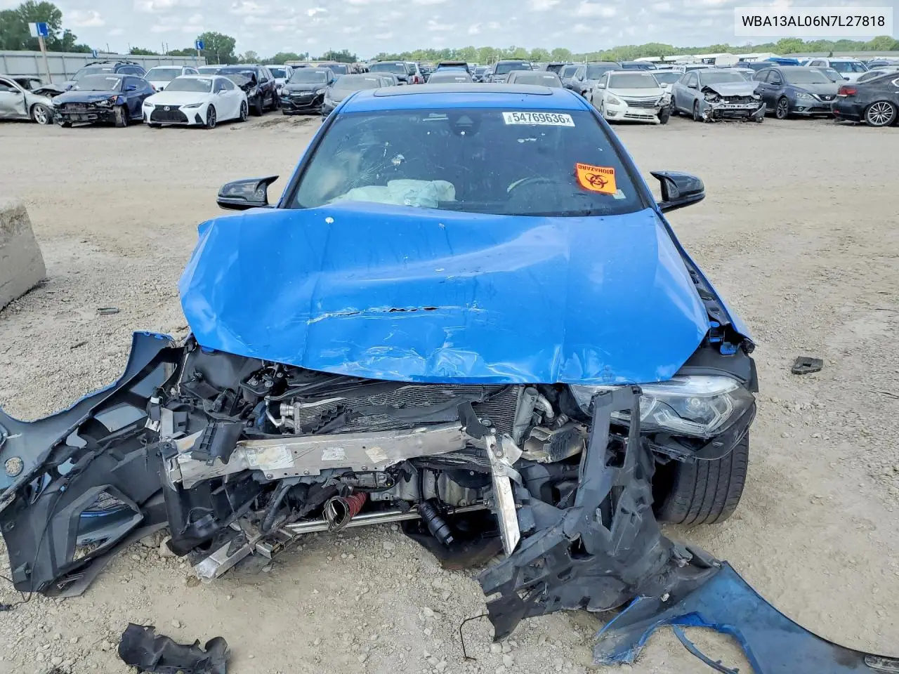 2022 BMW M235Xi VIN: WBA13AL06N7L27818 Lot: 54769636