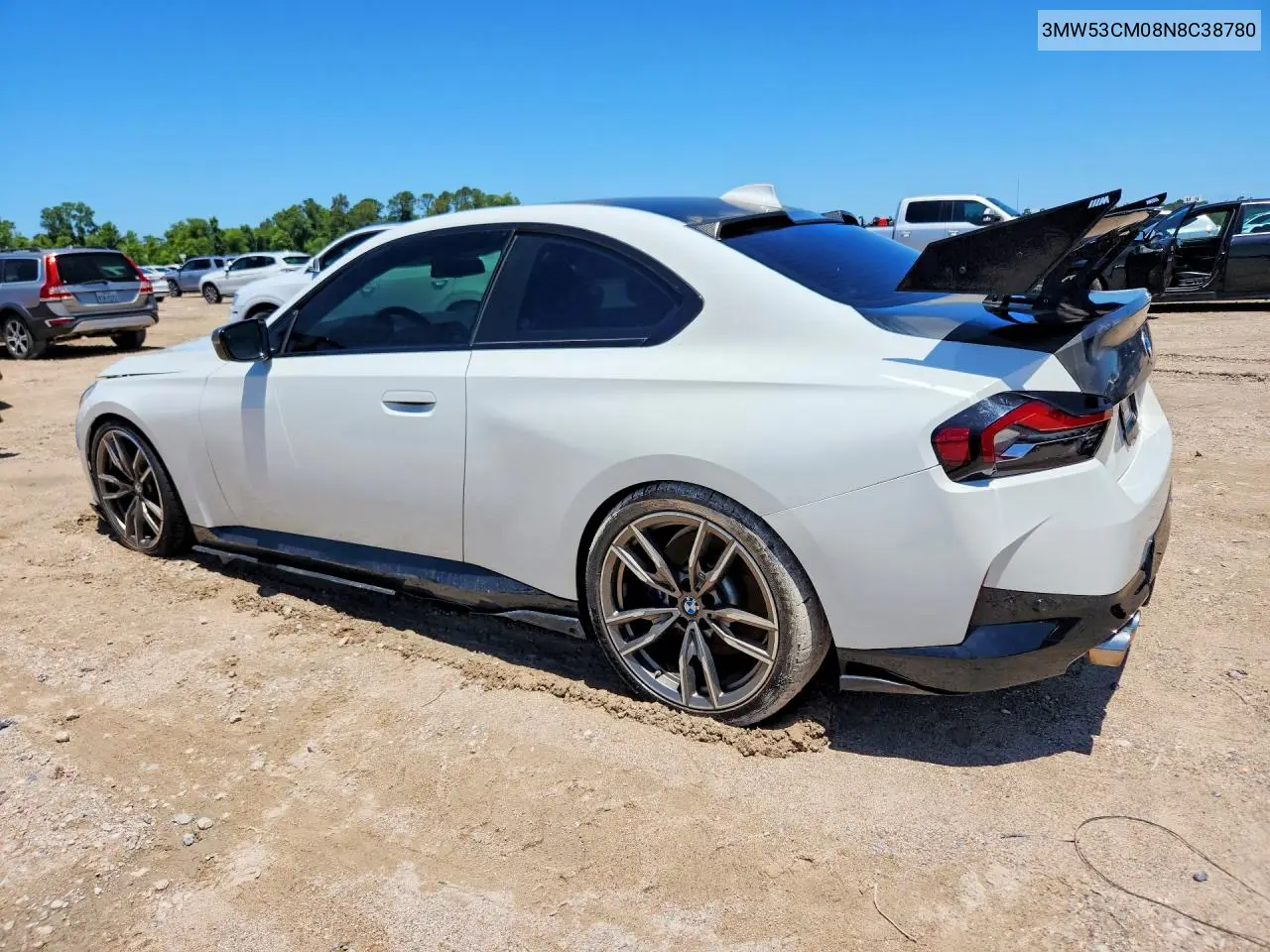 2022 BMW M240Xi VIN: 3MW53CM08N8C38780 Lot: 55404626